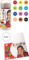Krimpie Permanent Markers + Krimpie - Magic Plastic – Wit