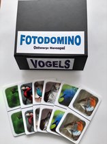 Denkspel voor mensen met dementie FotoDomino Vogels