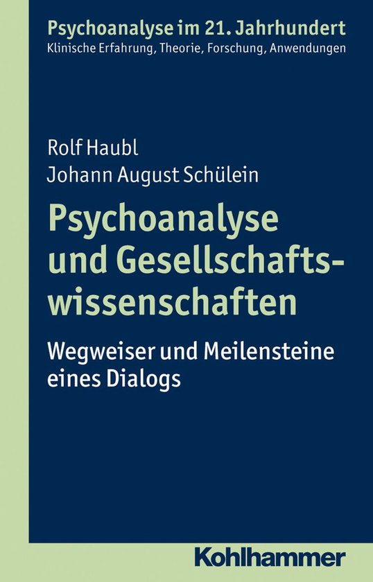 Psychoanalyse und Gesellschaftswissenschaften - cover