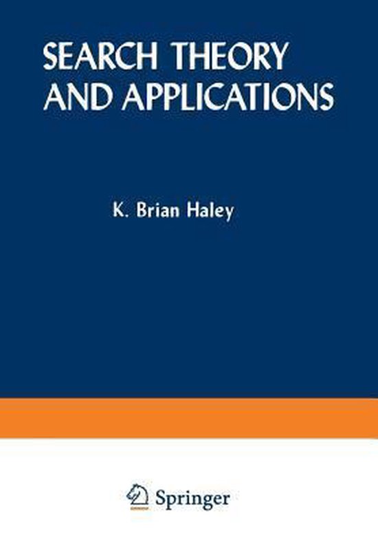 Nato Conference Series8- Search Theory and Applications - cover