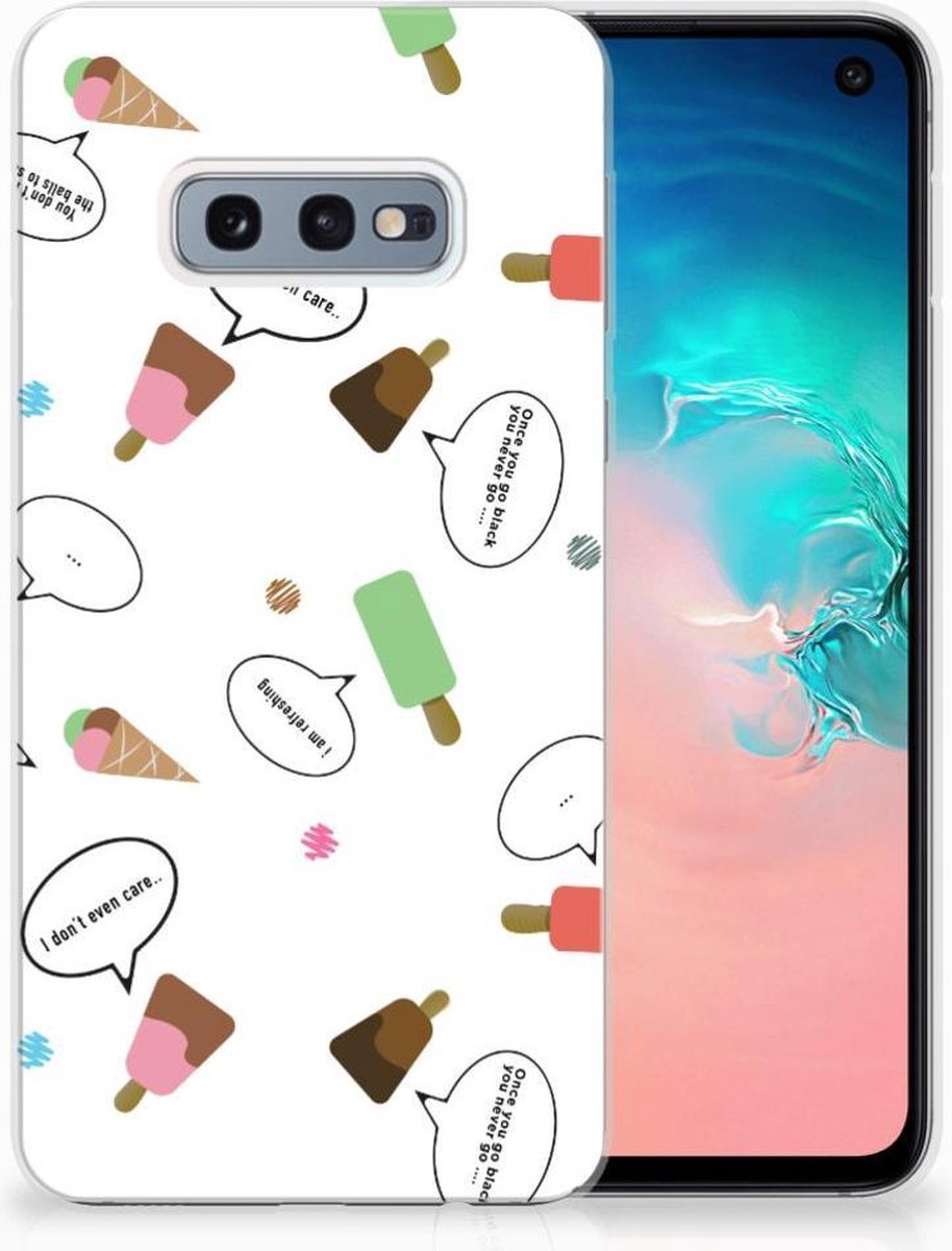 Samsung Galaxy S10e Siliconen Case IJsjes