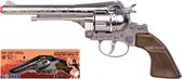 Bol.com Gonher Speelgoed Revolver Cowboy 12 Schots Staal Zilver aanbieding