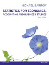 Statistics For Econ Accountng & Bus Stud