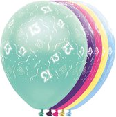 Ballonnen 13 jaar - ballon - 5 stuks
