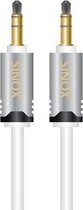 Sinox 3.5mm M-M 1.5m 1.5m 3.5mm 3.5mm Wit audio kabel