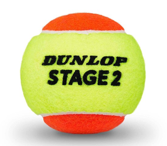 oppervlakkig Slink Verandering Dunlop Stage 2 Tennisballen - 3 stuks -oranje/geel | bol.com