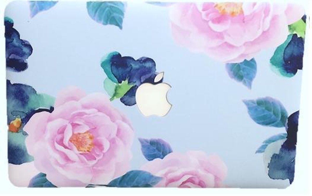 Macbook Sticker voor Macbook Pro Retina 13 inch 2014/2015 A1425 -A1502 - Pioenroos Licht Roze