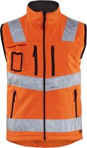 Blaklader Softshell vest High Vis - High Vis Oranje - 2XS