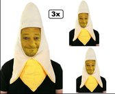 3x Funmuts geschilde banaan one size