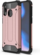 Armor Hybrid Back Cover - Samsung Galaxy A40 Hoesje - Rose Gold