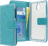 Nokia 3.1 hoesje - CaseBoutique - Turquoise - Kunstleer