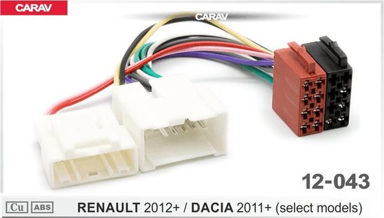 autoradio aansluitstekker stekker Dacia 2011+ | bol.com