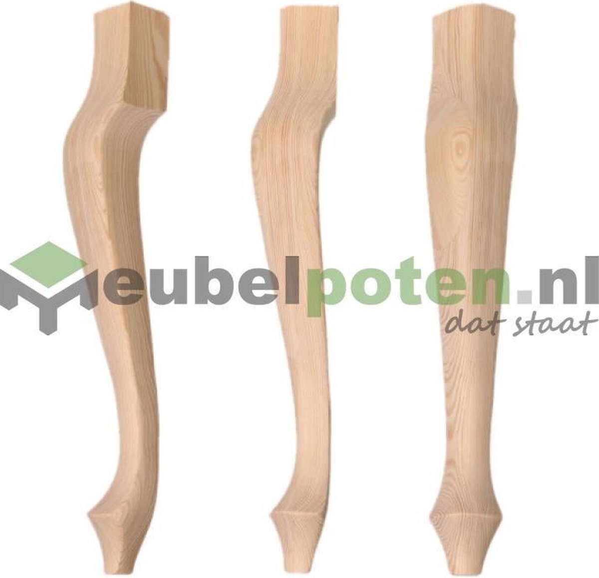 Tafelpoot eettafelpoot Queen Ann 750x115mm - set á 4 st.