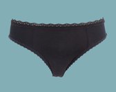 Dames absorberendeslip-zwart- maat L