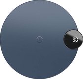BASEUS 10W Digital LED Display Wireless Charger Pad - Blue