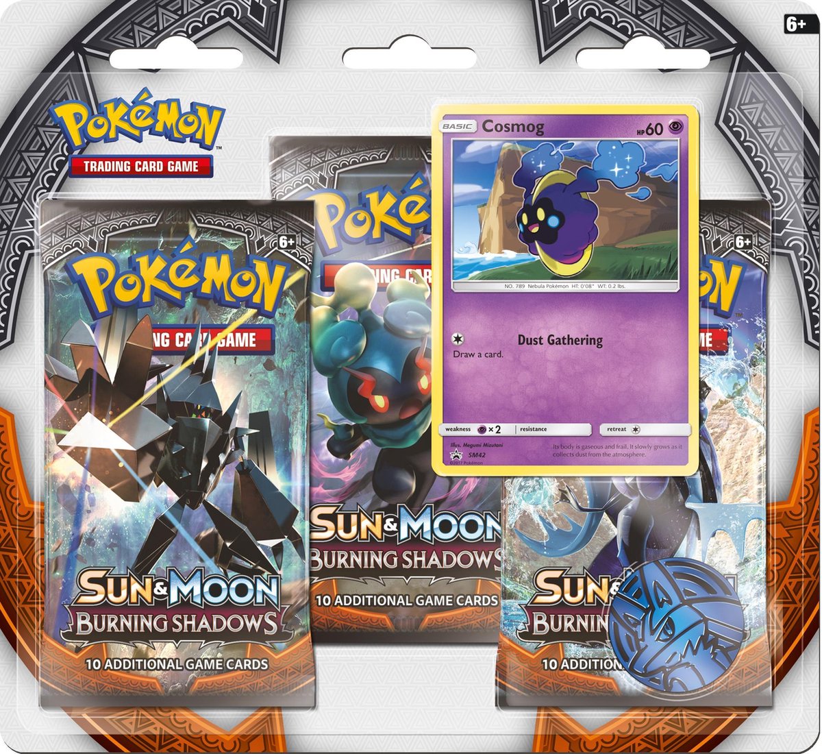 Pokémon Sun & Moon Burning Shadows Boosterblister Cosmog - Pokémon