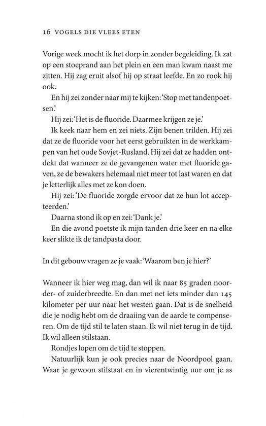 Vogels die vlees eten