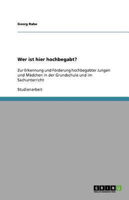 Wer ist hier hochbegabt? - cover