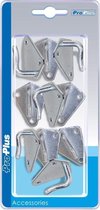 Pro Plus Touwhaak - 40 x 45 mm - Metaal - Gelast - 10 stuks