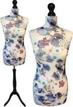 Celine flower paspop met zwarte sparkling driepoot 36/38