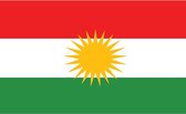 Vlag Koerdistan  90 x 150 cm