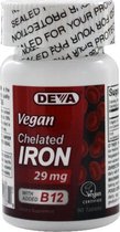 Vegetarische chelaatvorm ijzer 29 mg (90 tabletten) - Deva