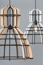 Het Lichtlab No.19XL - Industrielamp - Hanglamp - MDF - Nu met GRATIS Philips LED globe lamp!