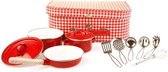 Egmont Toys Metale Pannenset Streepjes