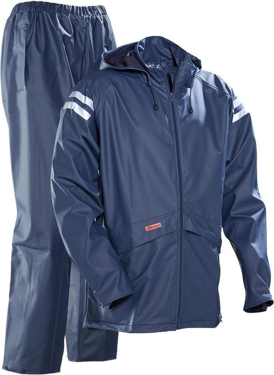 Jobman 6535 Rainsuit 65653558 - Navy - 3XL