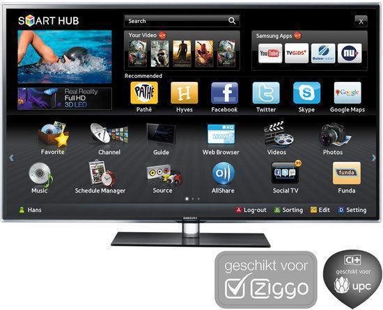 Samsung UE55D6500 - 3D LED TV - 55 inch - Full HD - Internet TV | bol