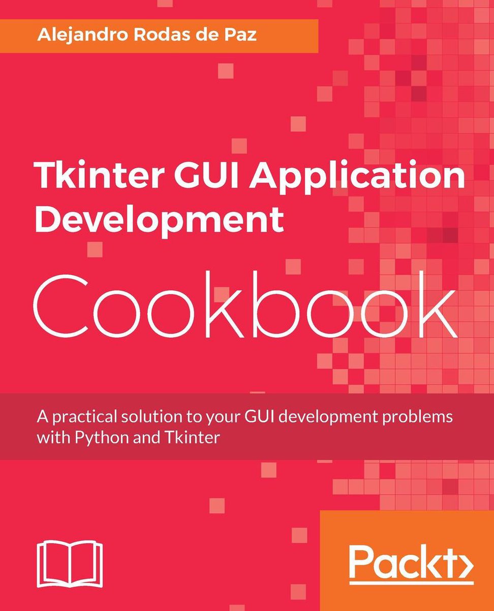 Omslag van Tkinter GUI Application Development Cookbook