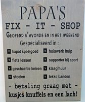 papa's fit-it-shop grijs steigerhout