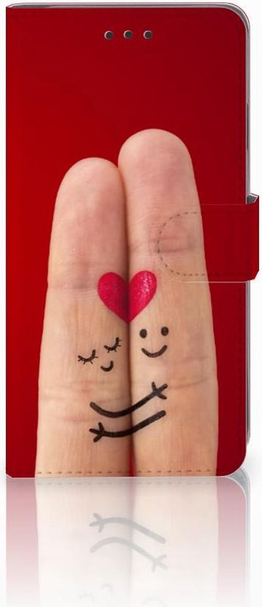 Apple iPhone Xs Max Wallet Case met Pasjes Liefde - Origineel Romantisch Cadeau