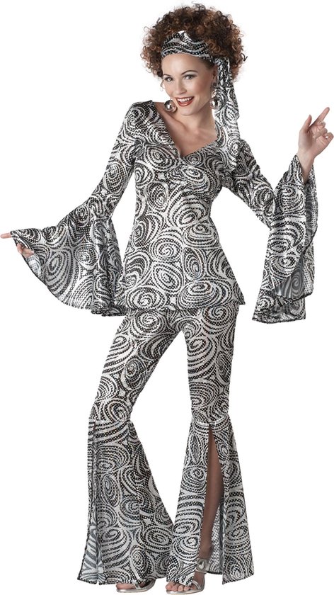 Catastrofe Ontwapening herfst Luxe disco kostuum voor dames - Verkleedkleding - Small | bol.com