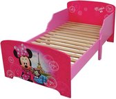 Disney Minnie Mouse - Peuter Bed - 70 x 140 cm - Roze - Inclusief lattenbodem
