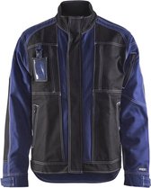 Blåkläder 4040-1370 Jack Ongevoerd Marineblauw/Zwart maat XL