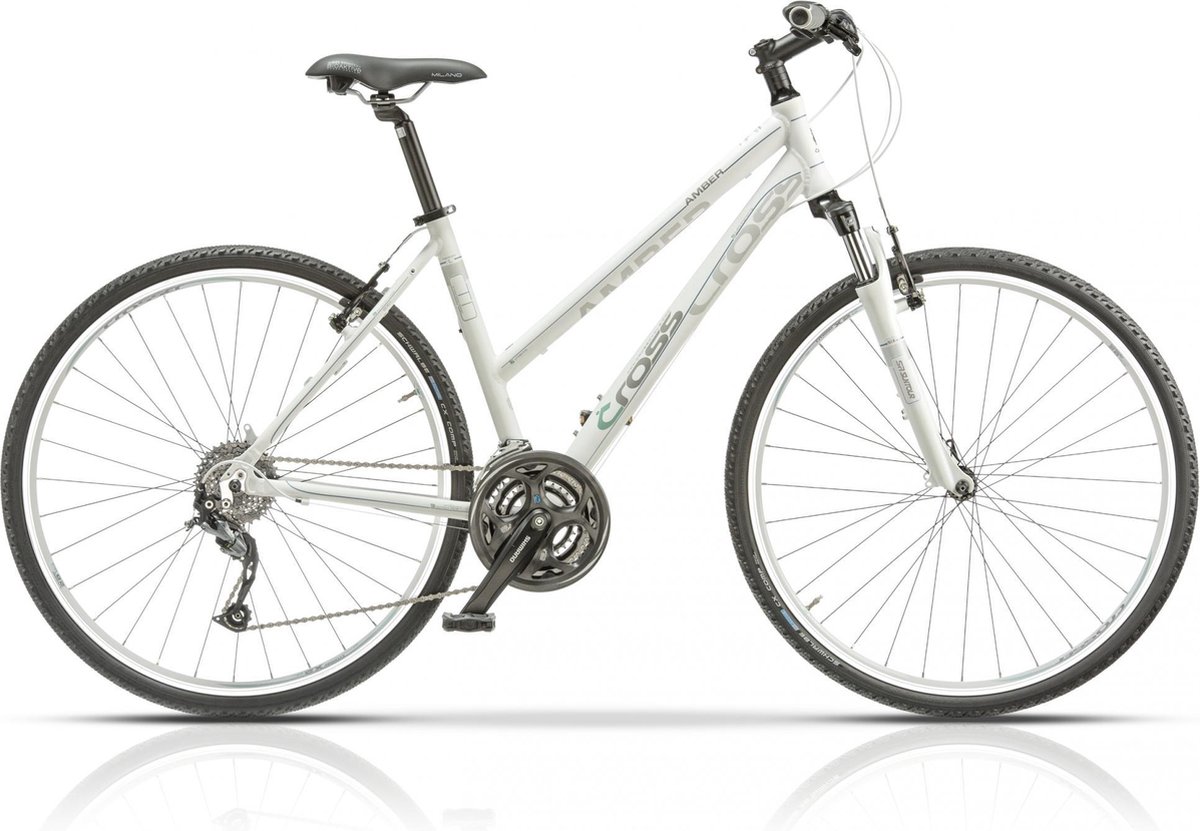 Weg huis herberg Nauwkeurigheid Cross Amber Lady hybride fiets Framemaat 48 cm | bol.com