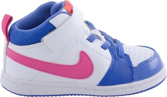 Nike Backboard 2 Mid - Sportschoenen - Unisex - Maat 24 - Wit/ Blauw/ Roze  | bol.com