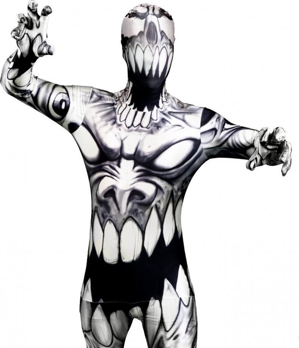 Morphsuits™ The Mouth Morphsuit - SecondSkin - Verkleedkleding - 163/175