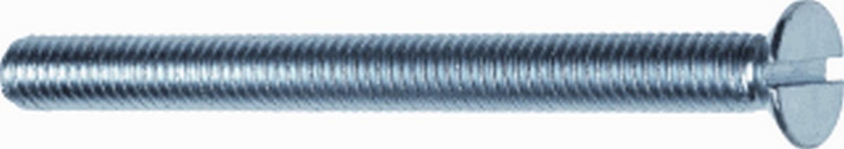 ASFF metaalschroef grote kop, staal, le 40mm, draadmaat (M..) 3