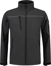 Tricorp Softshell Luxe Kids 402016 - Donkergrijs - Maat 140