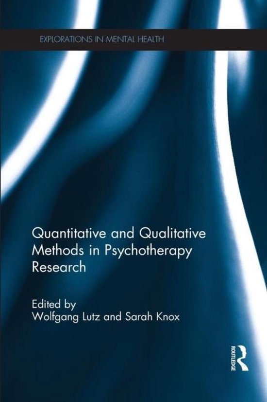 Quantitative and Qualitative Methods in Psychotherapy Resear ... - cover