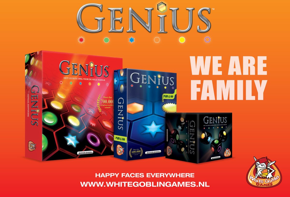 tv station mooi Goedaardig White Goblin Games - Genius Fun & Go - reisspel / pocketspel | Games |  bol.com