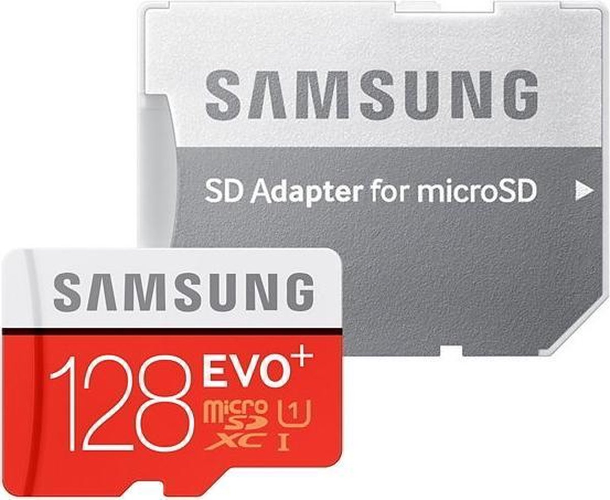 Samsung Evo+ 128 GB Micro SDXC class 10 - met adapter