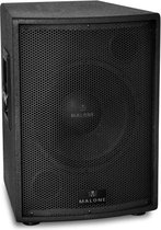 Malone PW-15A-M 1000 W Actieve subwoofer Zwart