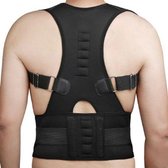 Houding Correctie Brace Postuur Corrector Rugband Steunvest Voor de juiste Houding Zwart Maat XL