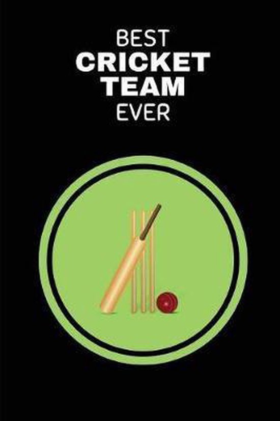 Best Cricket Team Ever, Studygo Official 9781717843647 Boeken