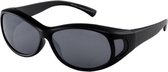 Fitofar Overzetzonnebril Zwart Unisex Met Grijze Lens Vz0007a