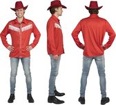 Verkleedpak cowboy hemd Line Dance Shirt 48-50