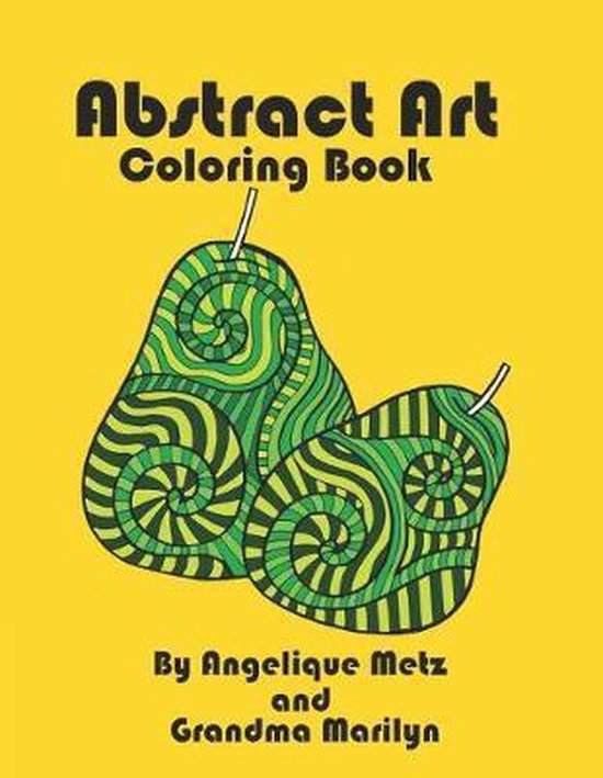 Abstract Art Coloring Book - cover